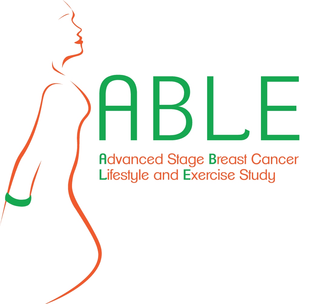 logo ABLE - Advanced Stage Breast Cancer Lifestyle and Exercise Study