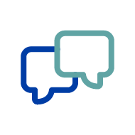 Icône discussion